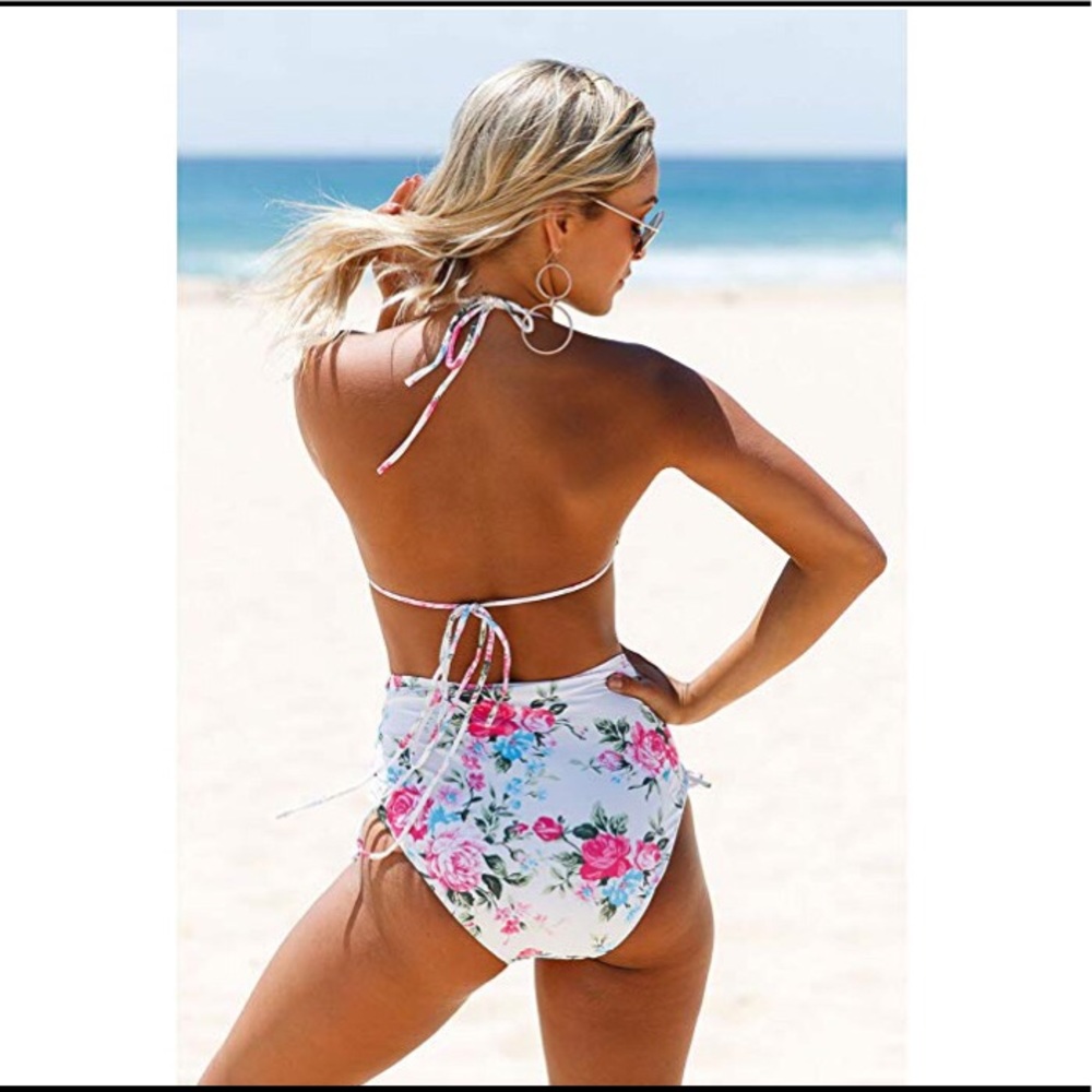 Floral high waisted bikini - Picture 4 of 4